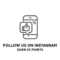 Follow us on Instagram, earn 25 points