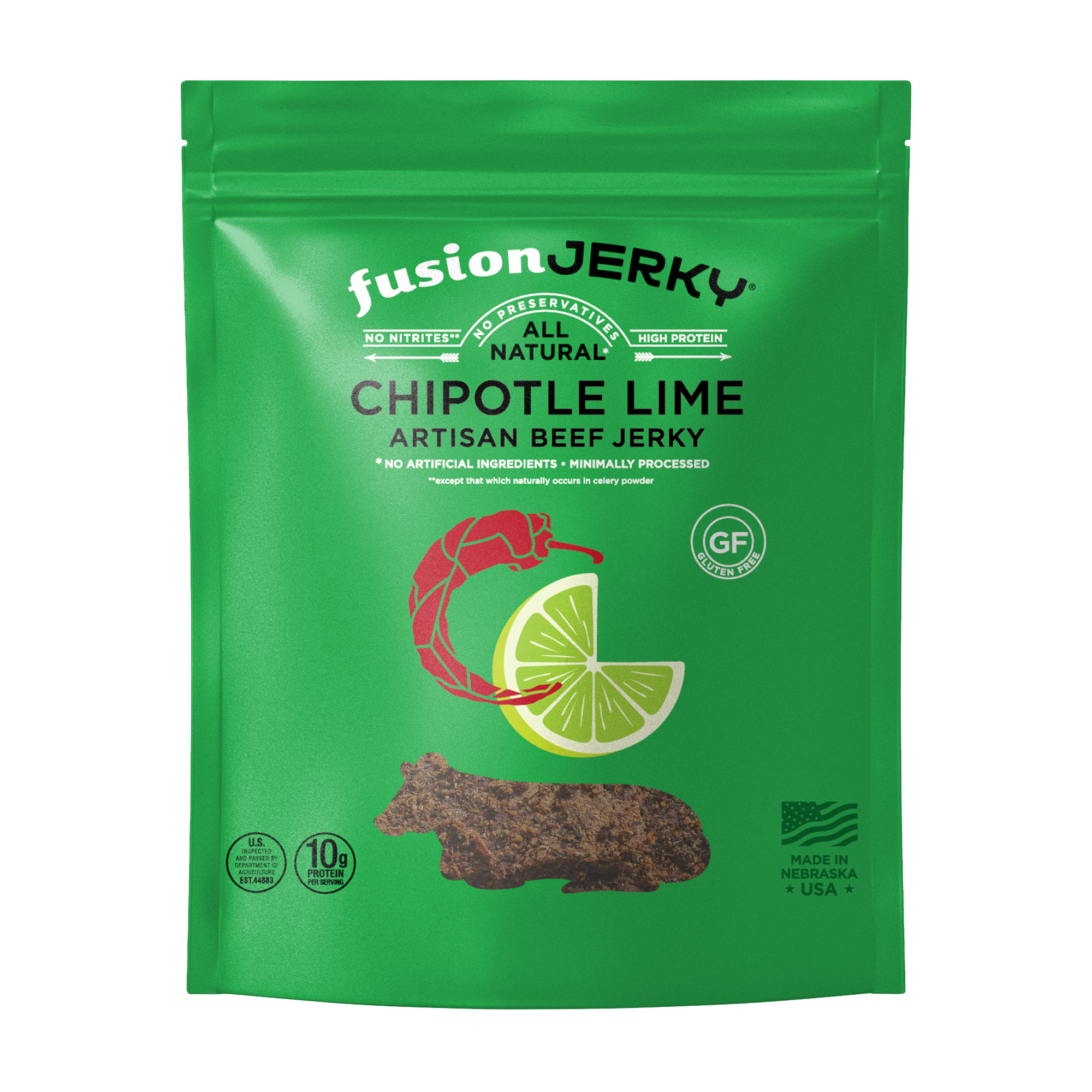 Chipotle Lime Beef Jerky - Fusion Jerky