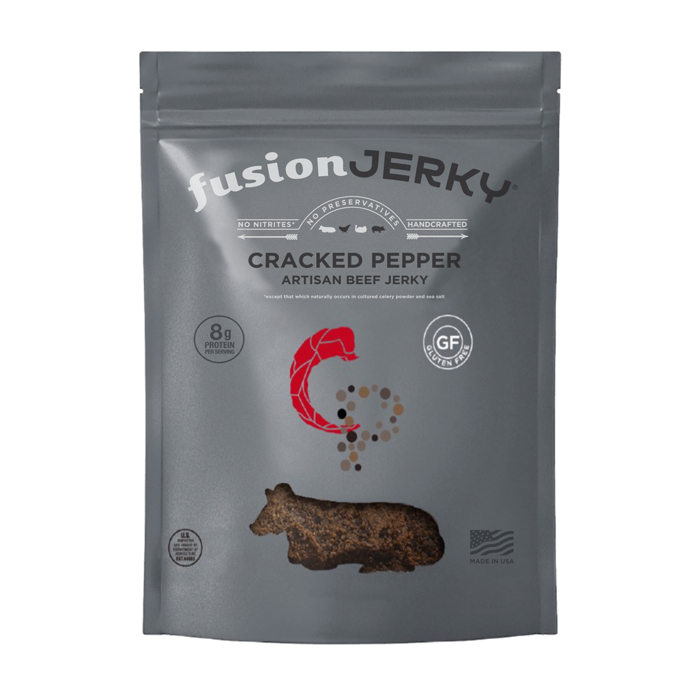 Cracked Pepper Beef Jerky - Fusion Jerky
