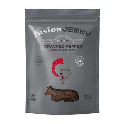 Cracked Pepper Beef Jerky - Fusion Jerky